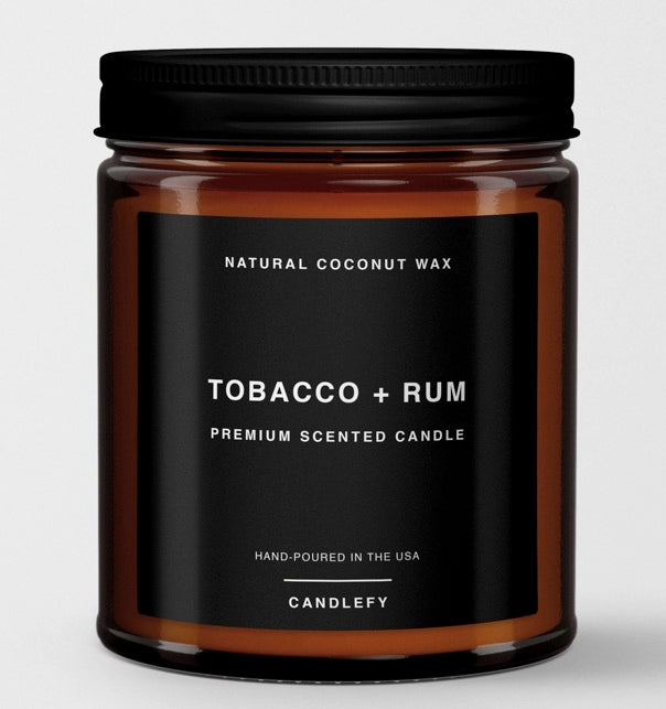 Tobacco & Rum Candle 8oz